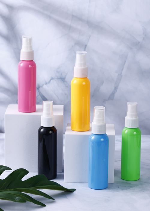 بطری گرد 60 میلی لیتری PET تک رنگ