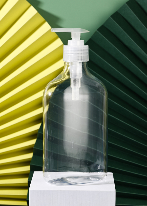 بطری ضدعفونی کننده دست پمپ لوسیون پاک کننده PET 500ml