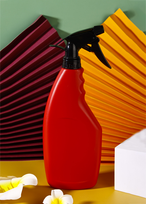 بطری ایربراش دستی PE قرمز 450 میلی لیتری