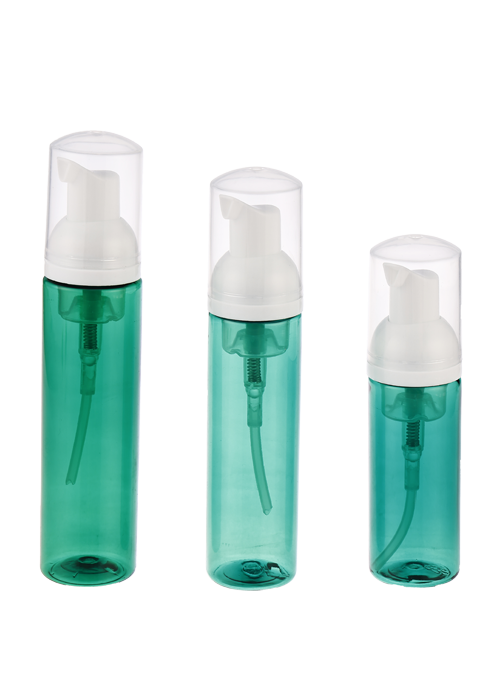 بطری ضدعفونی کننده دستی بطری پمپ فشار فوم PET سبز 60-120 میلی لیتری