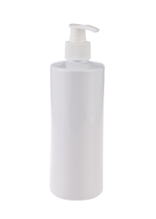 بطری پمپ لوسیون ژل سفید PET 500 میلی لیتری