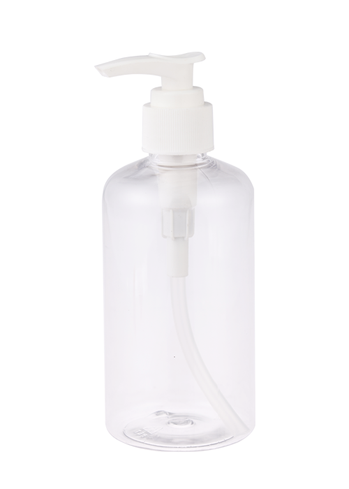 بطری ضدعفونی کننده دست پمپ لوسیون ژل شفاف PET 500ml
